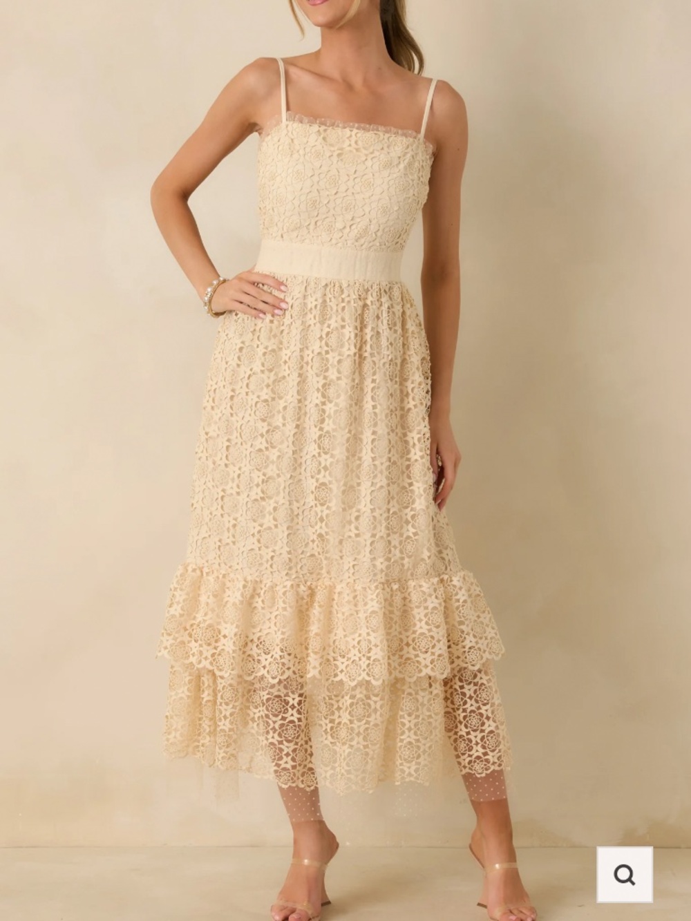 Cream Dress
